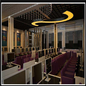  E時(shí)代網(wǎng)吧經(jīng)典裝修