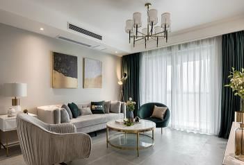 【佳天下裝飾】現(xiàn)代輕奢風(fēng)三居室，高級(jí)灰質(zhì)/三室兩衛(wèi)/125/總價(jià)：17.5萬(wàn)元