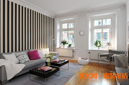 小戶型設(shè)計(jì)的條紋造型