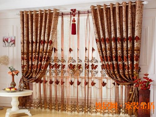 客廳窗簾裝修三：窗簾的顏色