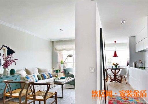 客廳隔斷裝修效果圖四