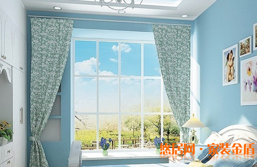 地中海風(fēng)格臥室效果圖一