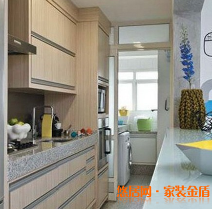 敞開(kāi)式廚房隔斷效果圖