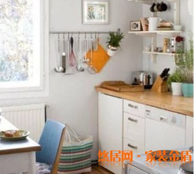 敞開(kāi)式廚房隔斷效果圖