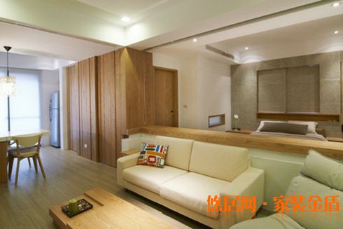 臥室客廳一體隔斷設(shè)計