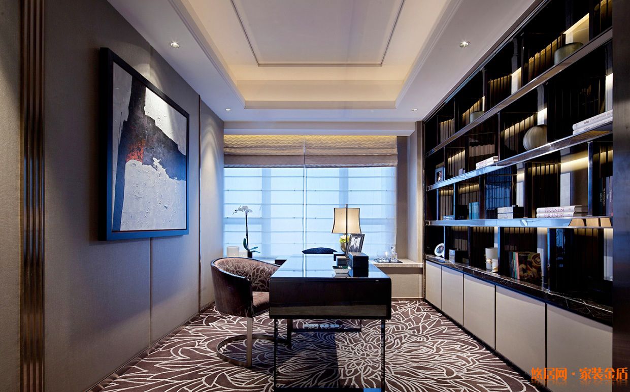 秋季裝修書房效果圖