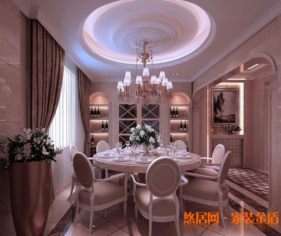 歐式餐廳效果圖