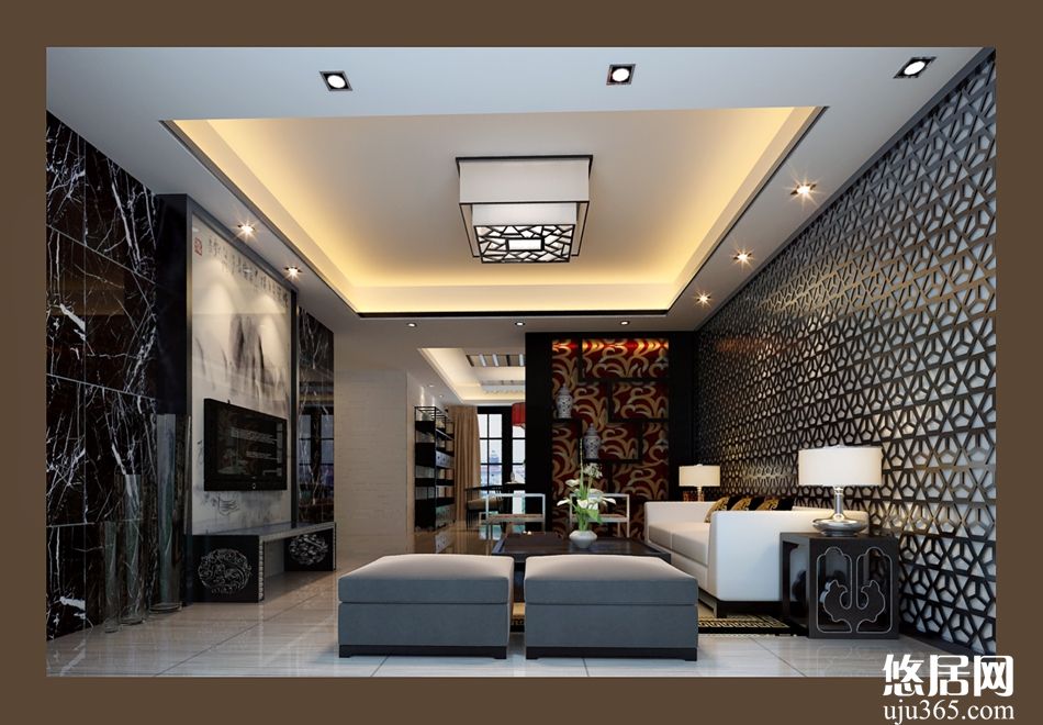 黑白裝修效果圖