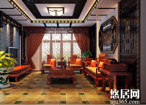 紅木家具效果圖