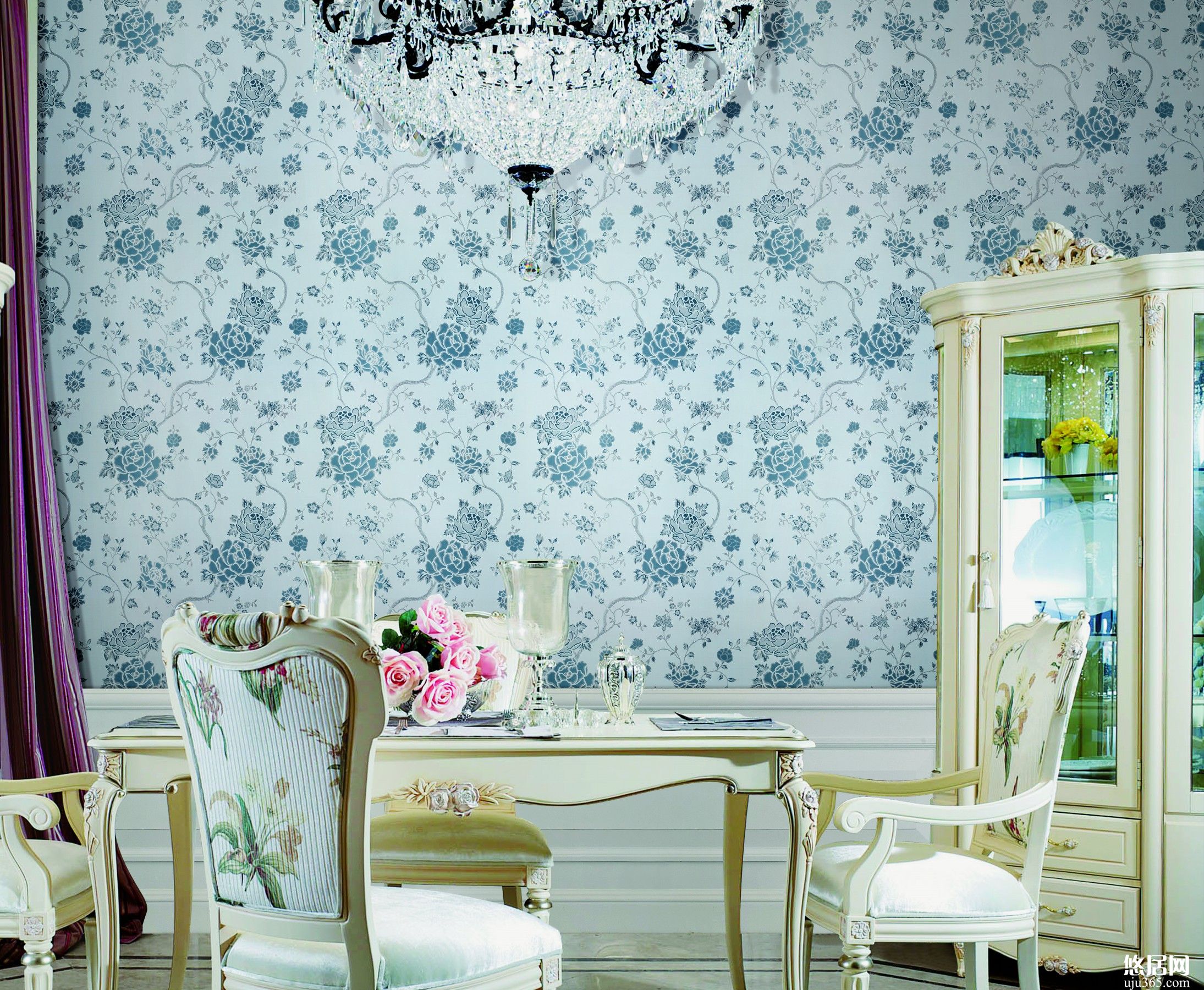 無縫墻布效果圖